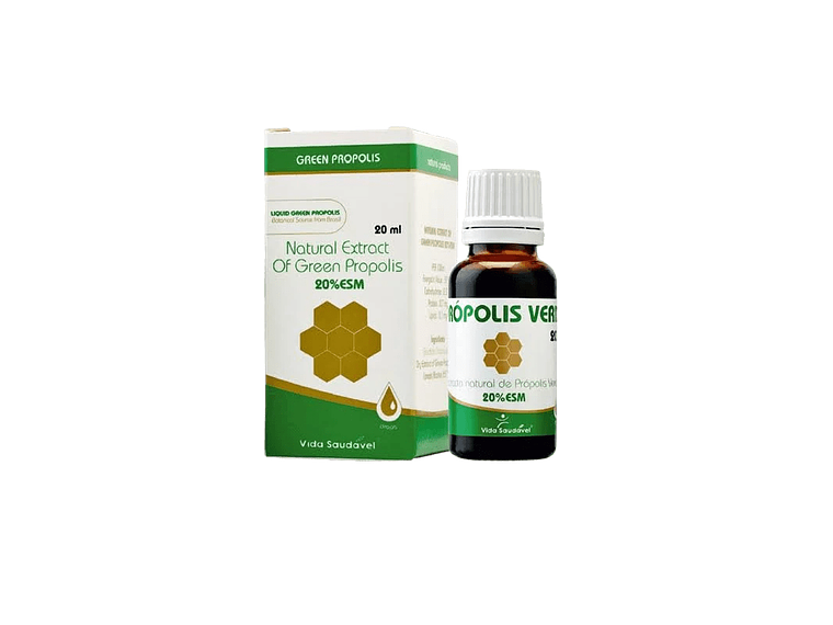 Extrato Verde Própolis 20ml Vida Saudável 1