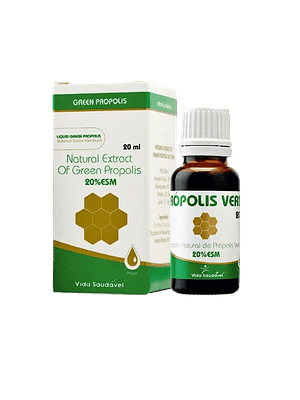 Extrato Verde Própolis 20ml Vida Saudável