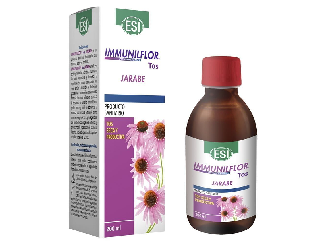 Immunilflor Xarope Para Tosse 200Ml ESI 1