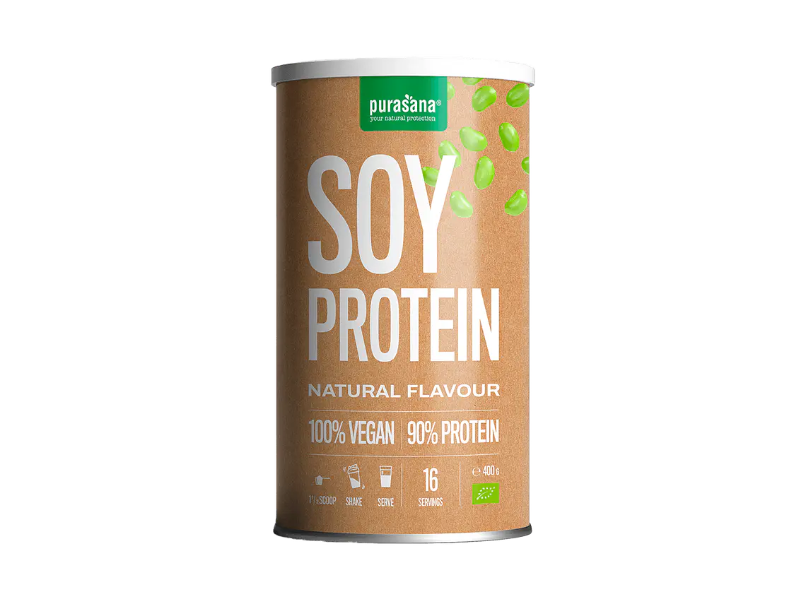 Proteína Soja Vegan 400g Purasana 1