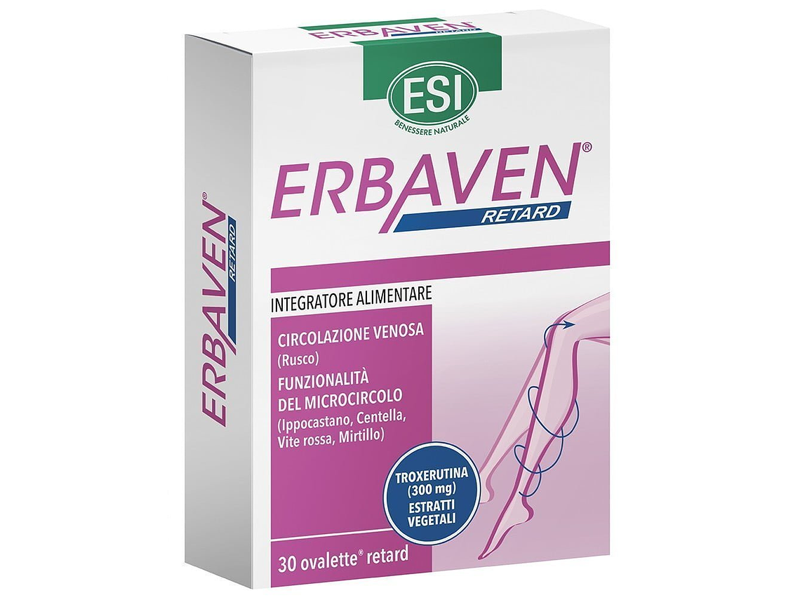 Erbaven Retard 30 Comprimidos ESI 1