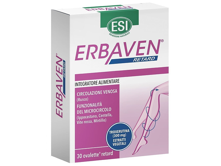 Erbaven Retard 30 Comprimidos ESI 1