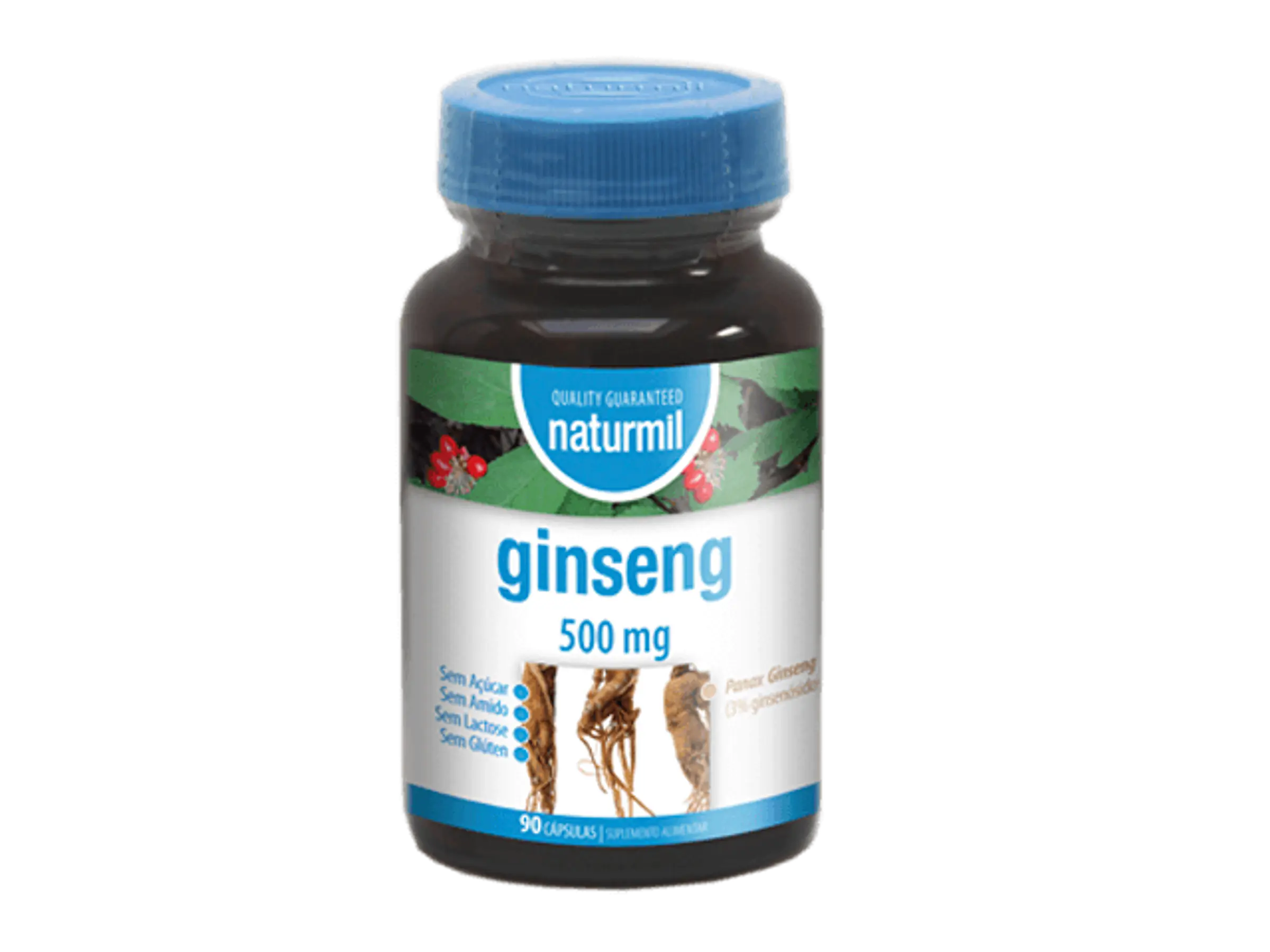 Ginseng 500mg 90 Cápsulas Naturmil 1