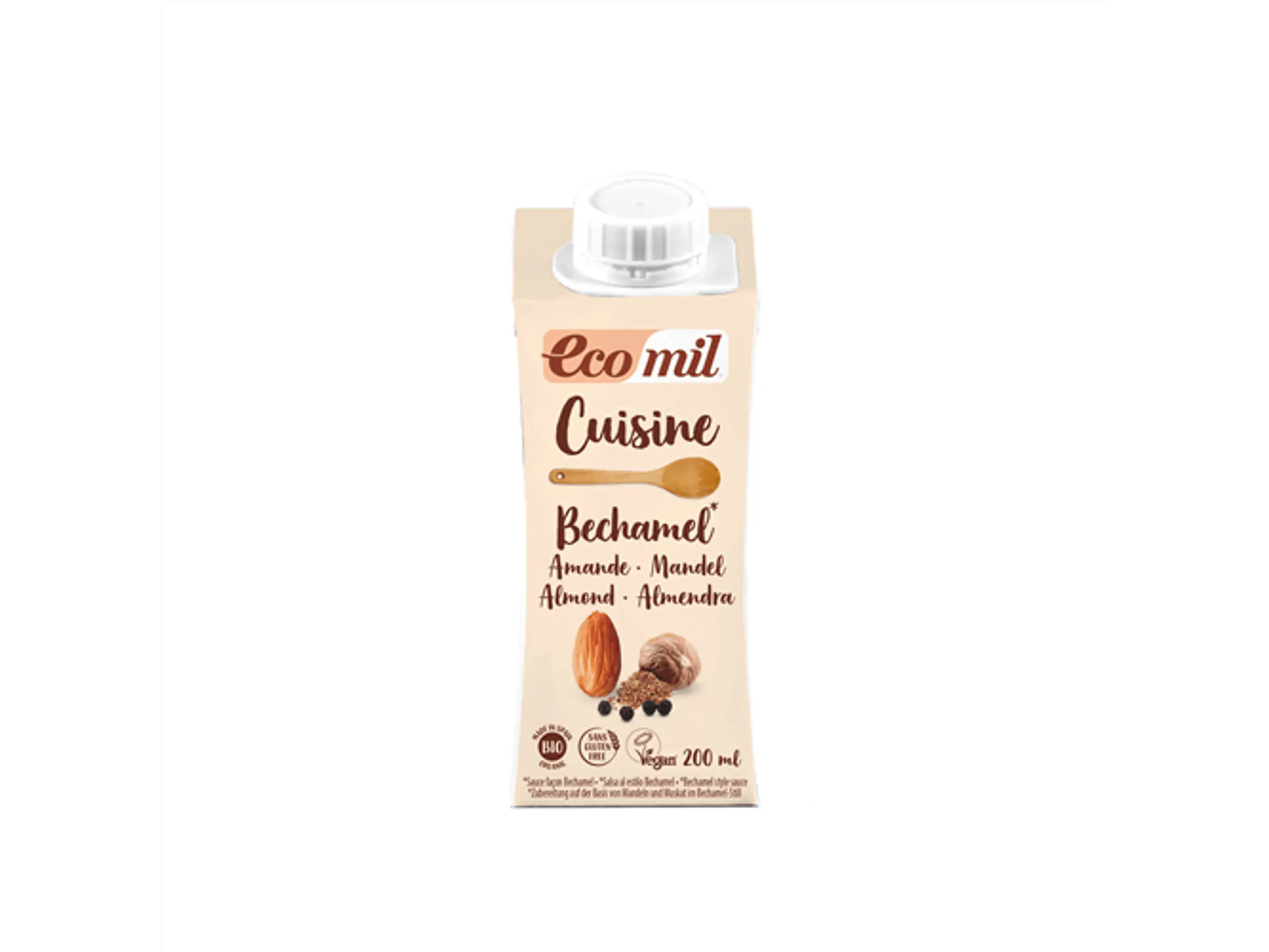 Preparado Culinária Bechamel Bio 200 Ml. Ecomil 1
