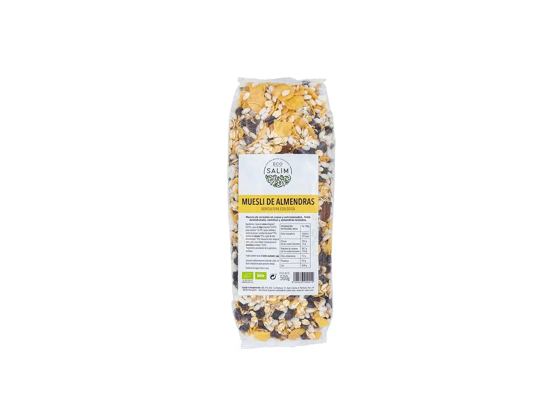 Muesli de Amêndoas Bio 500g Eco-Salim 1