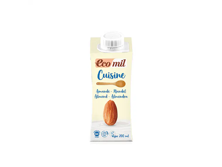 Preparado Culinária Á Base De Amêndoas Bio 200 Ml. Ecomil 1