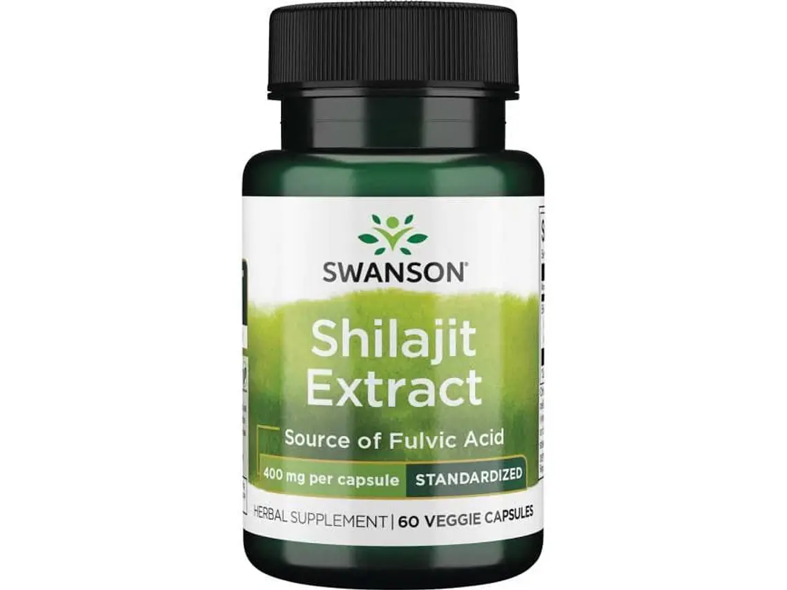 Shilajit Extract 60 Cápsulas  Swanson 1