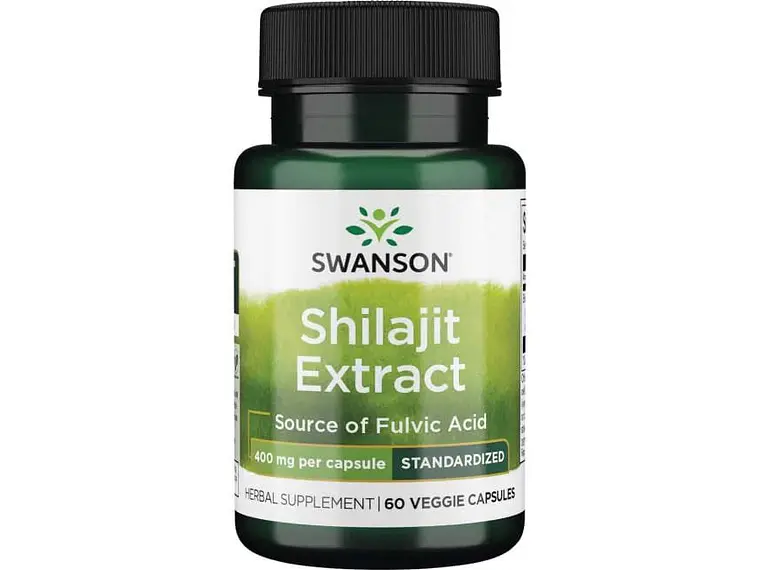 Shilajit Extract 60 Cápsulas  Swanson 1