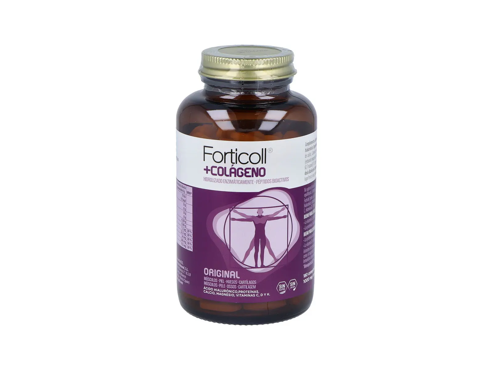Colagénio Bioactivado Fortigel 180 Comprimidos Almond Laboratorios 1