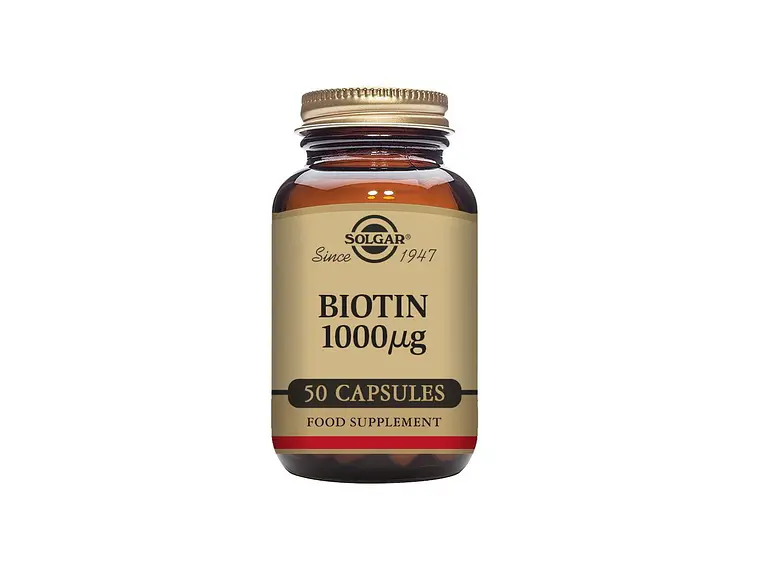Biotina 1000 μg 50 Cápsulas Solgar 1