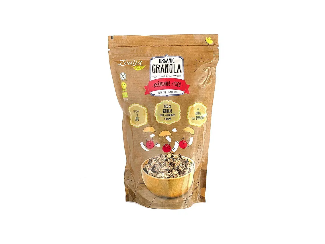 Granola Arando e Coco Bio 300g Zealia 1