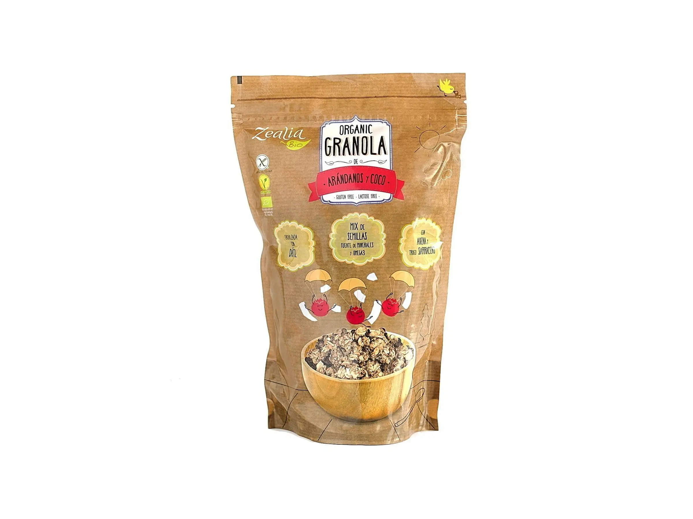 Granola Arando e Coco Bio 300g Zealia 1