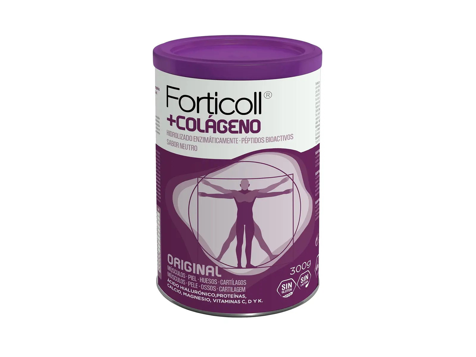 Colagénio Bioactivado Fortigel Pó 300 Grs. Almond Laboratorios 1