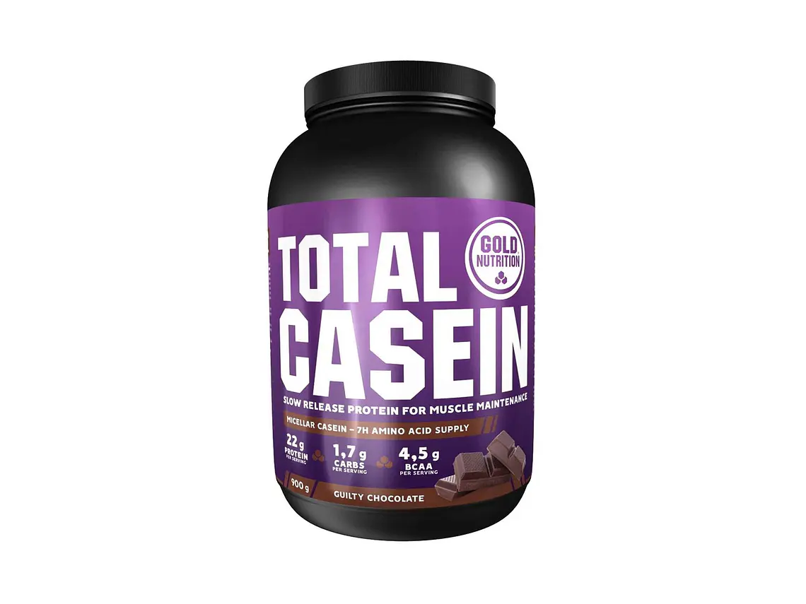 Total Casein 900g Chocolate Gold Nutrition 1