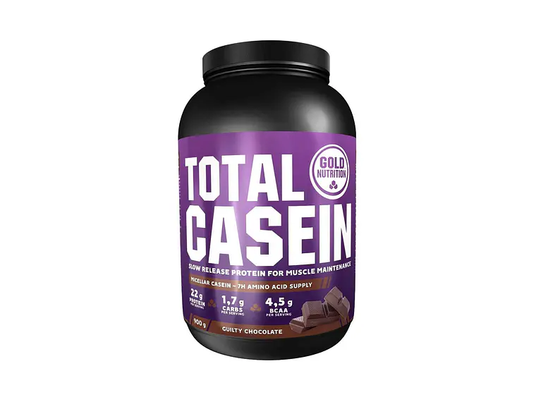 Total Casein 900g Chocolate Gold Nutrition 1