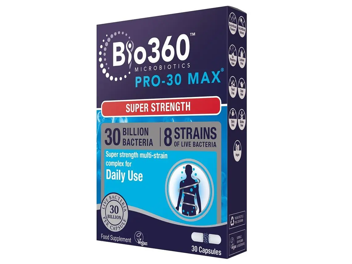 Pro-30 Max (30 Bilhões De Probióticos Por Dia) Vegetais Natures Aid 1