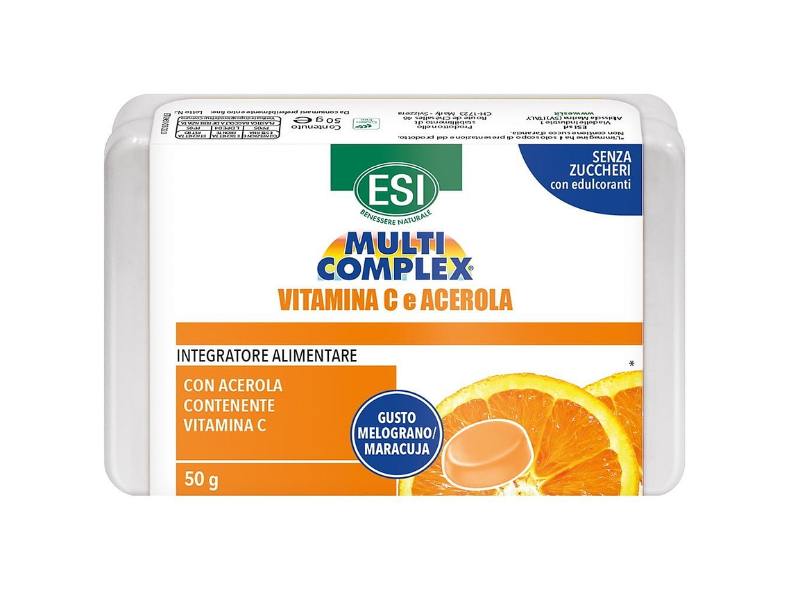 Vitamina C e Acerola Carmelos 50G ESI 1