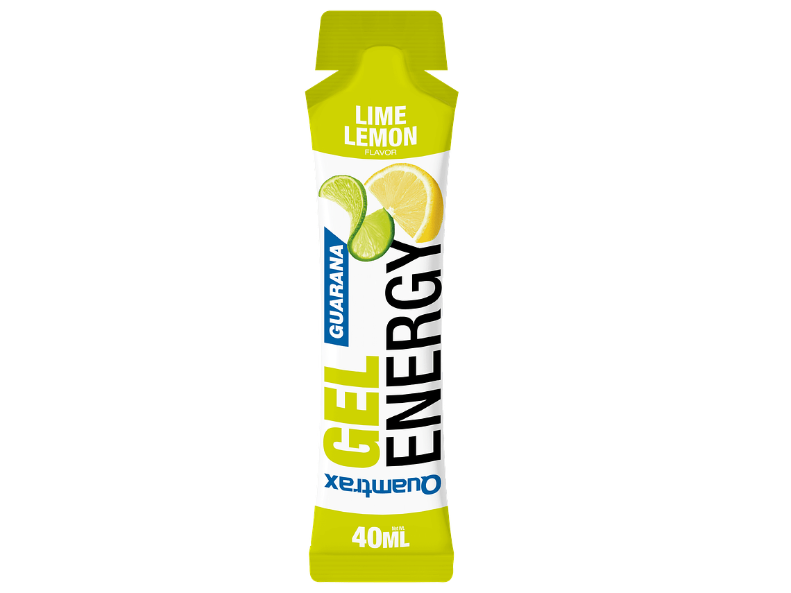 Energy Gel 40 Ml Lima-Limão Quamtrax 1