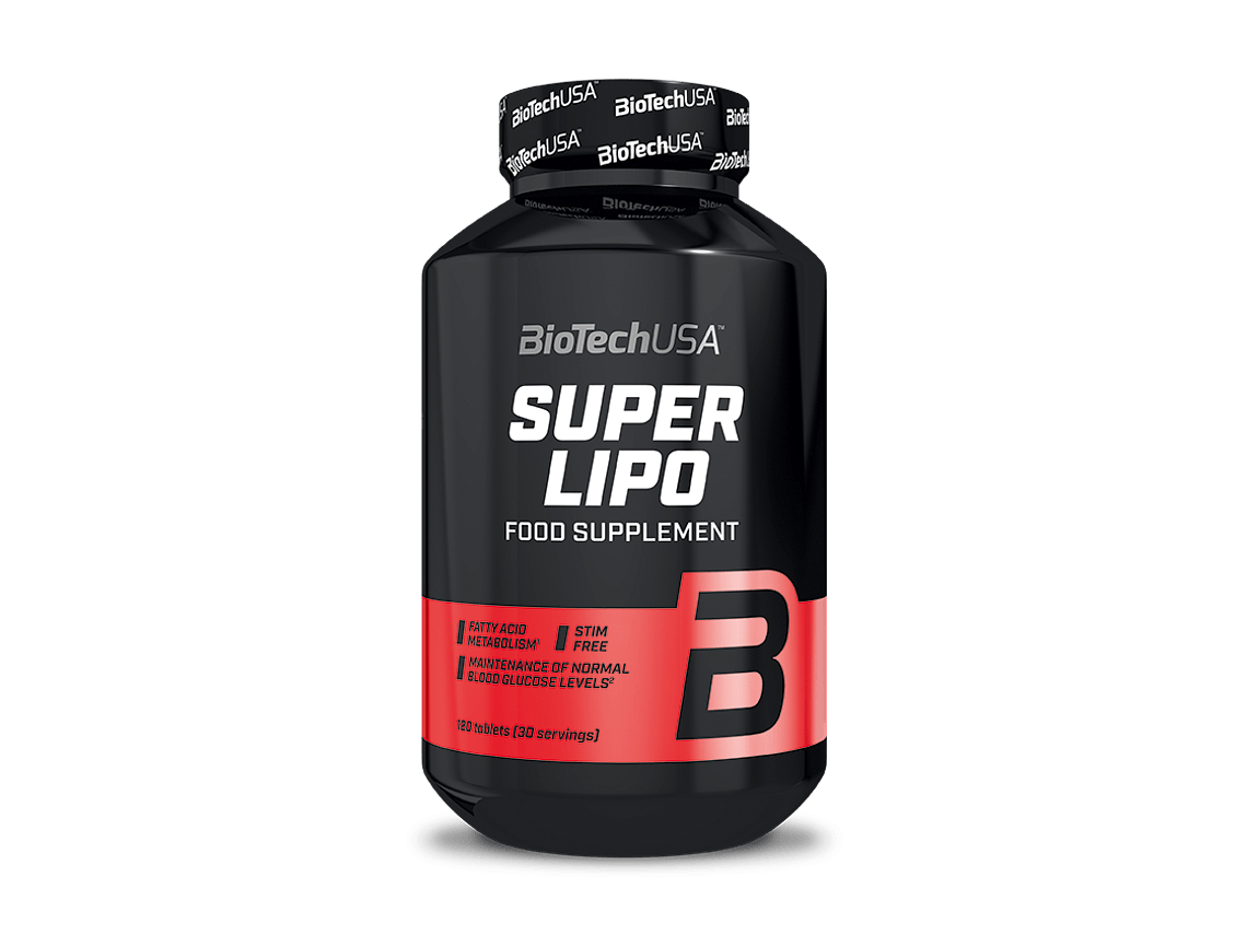 Super Lipo 120 Comprimidos BiotechUSA 1