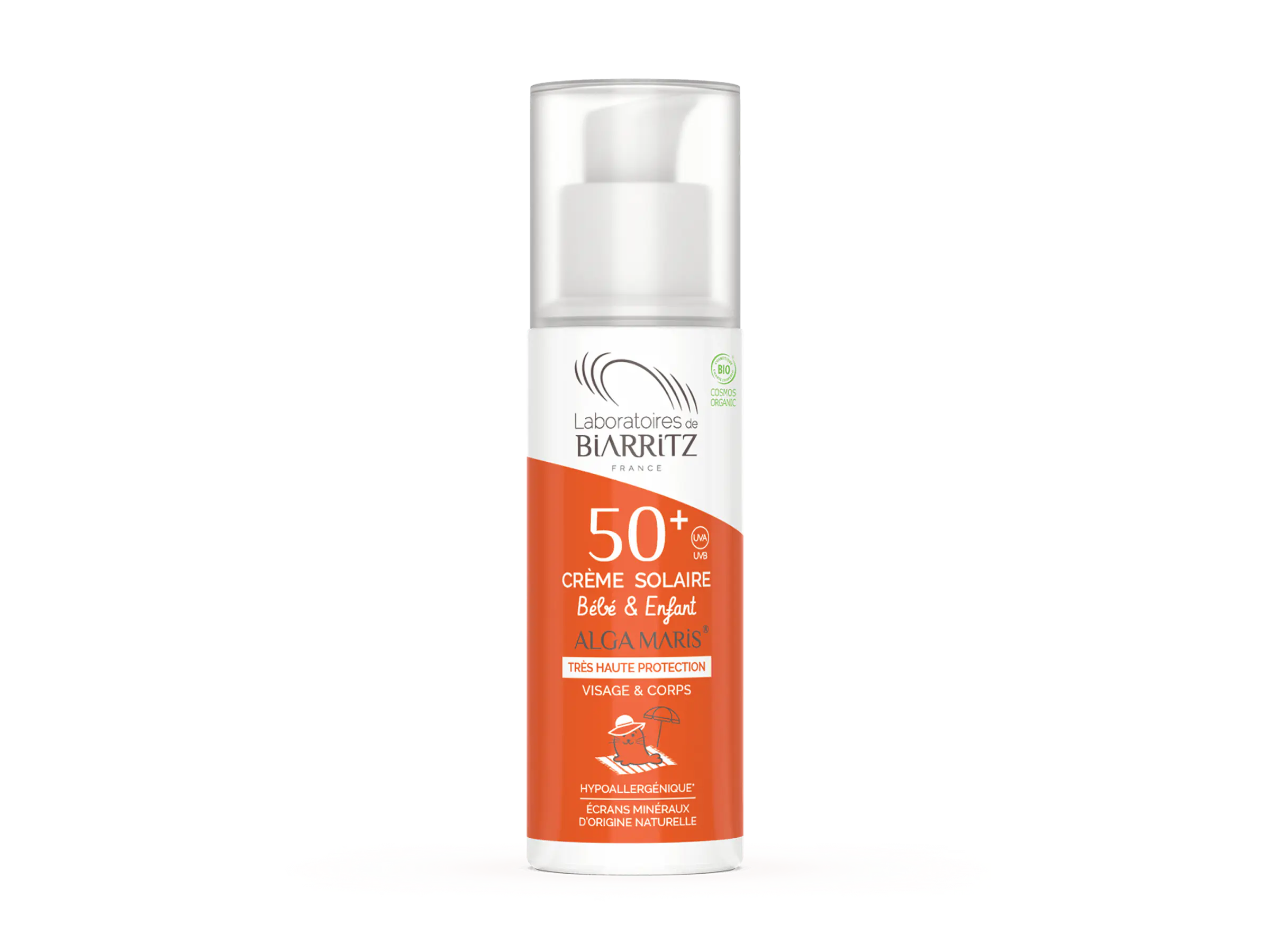 Creme Protetor Solar Bio Criança Spf50 + 100 Ml. Laboratoires de Biarritz 1
