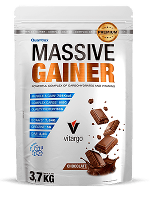 Massive Gainer Premium 3,7 Kg Chocolate Quamtrax