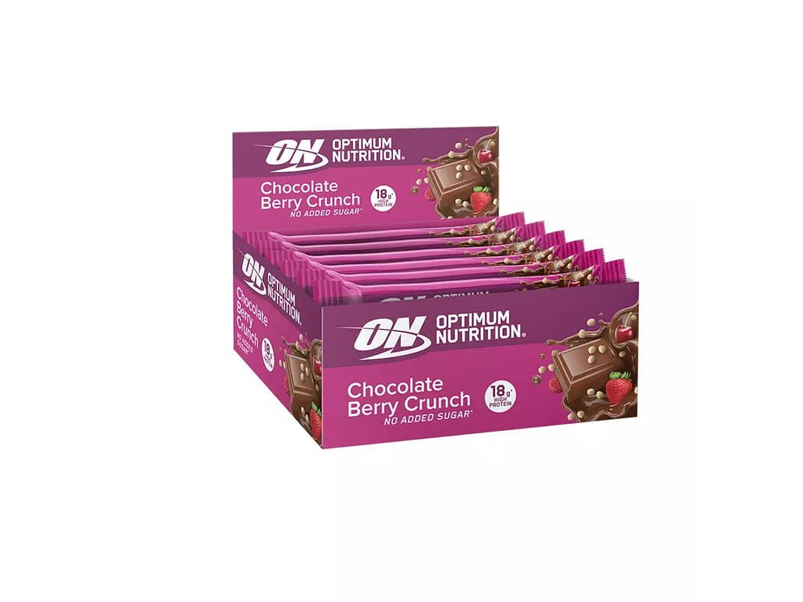 Chocolate Berry Crunch Protein Bar 12x55g Optimum Nutrition 1