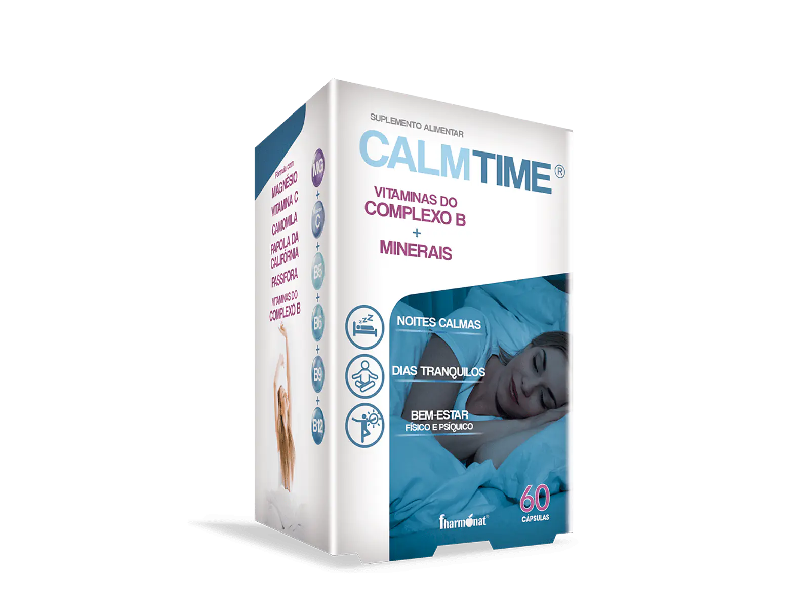 Calmtime 60 Cápsulas Fharmonat 1