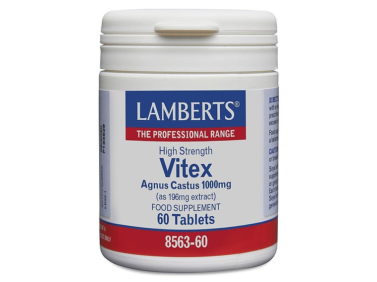 Vitex Agnus Castus 1000 Mg (Sauzgatillo) 60 Comprimidos Lamberts 1