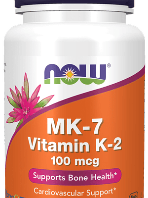 MK-7 Vitamin K-2 100 mcg 60 Cápsulas Vegetais Now
