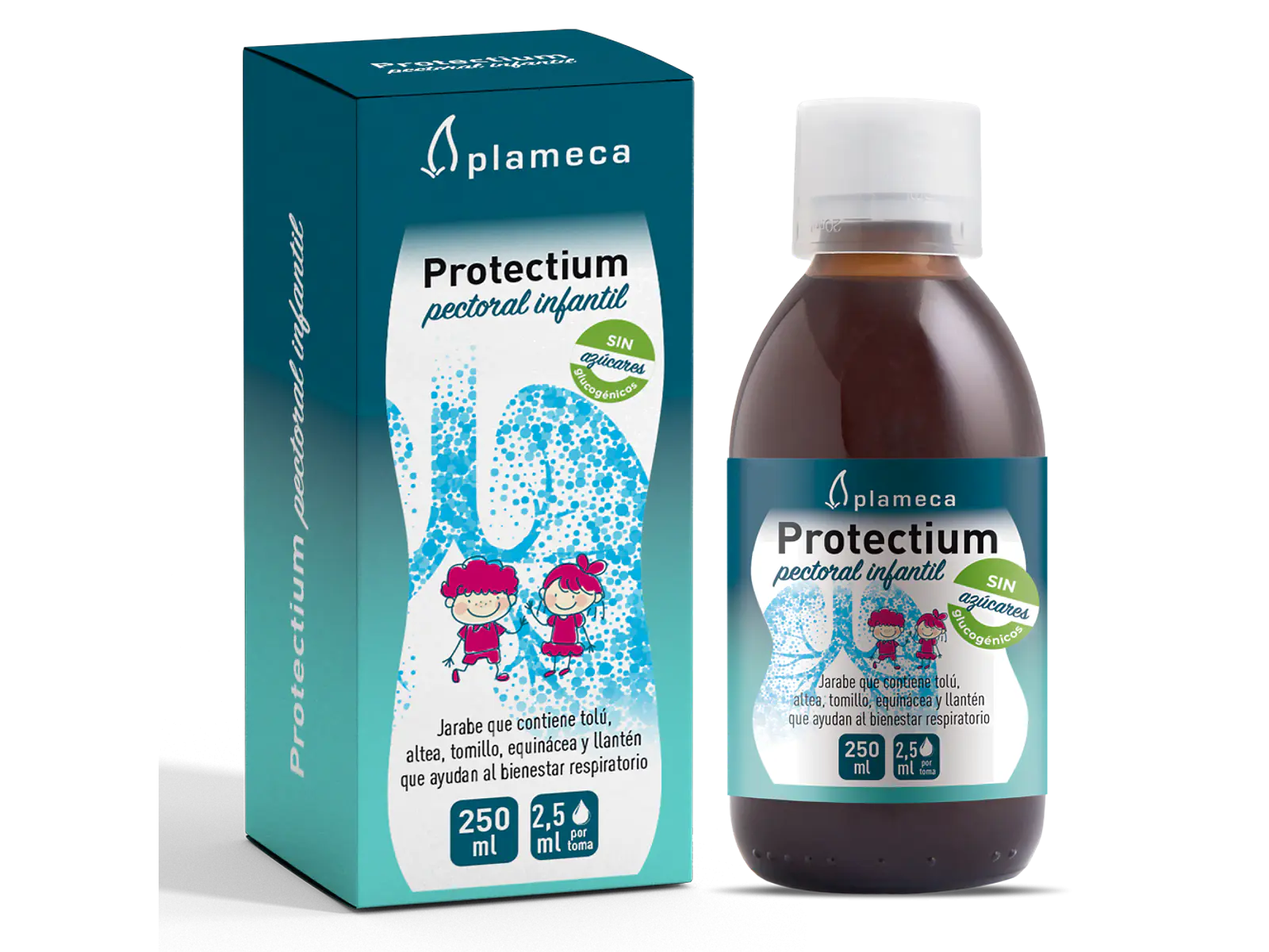 Protectium Pectoral Crianças 250 ml Plameca 1