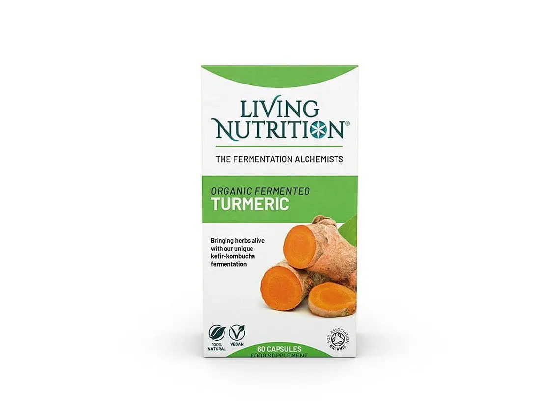 Curcuma Fermentada Bio 60 Cápsulas Living Nutrition 1