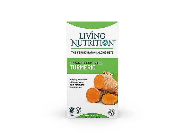 Curcuma Fermentada Bio 60 Cápsulas Living Nutrition 1