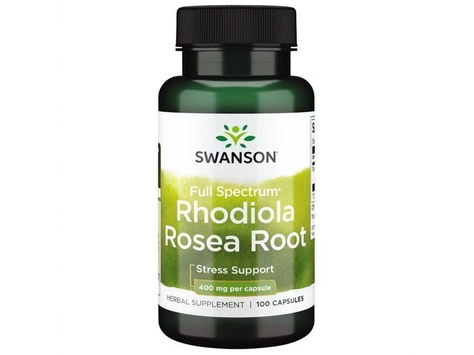 Full Spectrum Rhodiola Rosea Root 400 Mg 100 Cápsulas Swanson 1