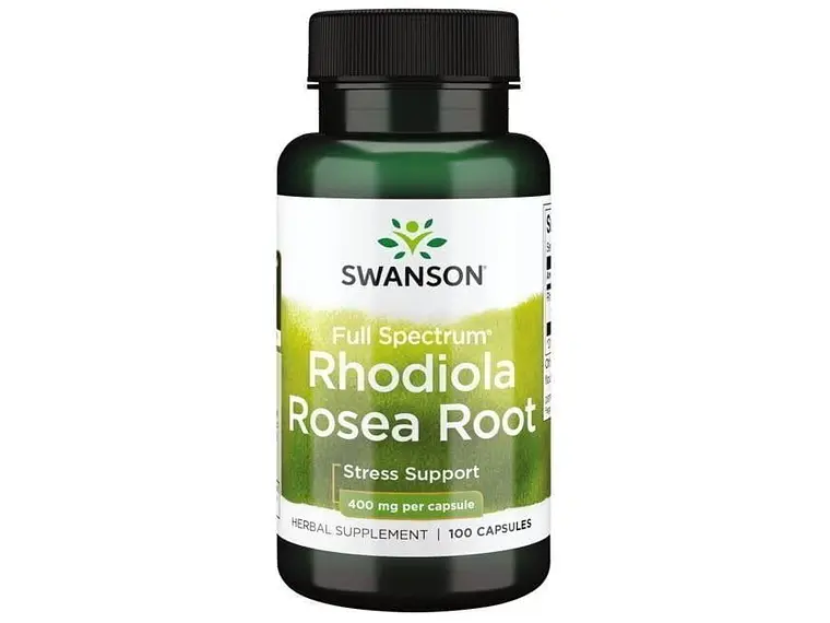Full Spectrum Rhodiola Rosea Root 400 Mg 100 Cápsulas Swanson 1