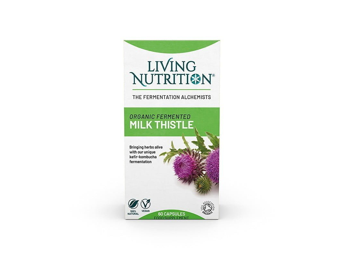 Cardo Mariano Fermentada Bio 60 Cápsulas Living Nutrition 1