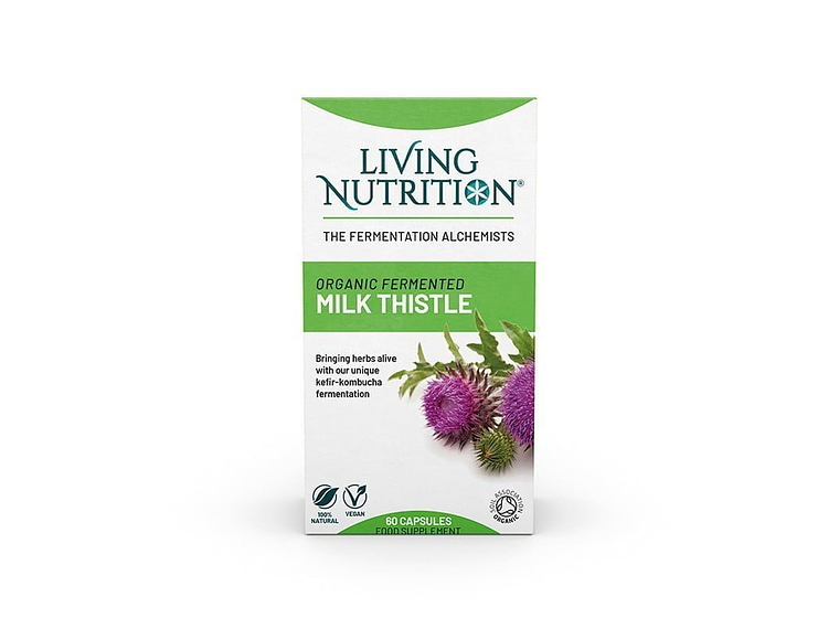 Cardo Mariano Fermentada Bio 60 Cápsulas Living Nutrition 1