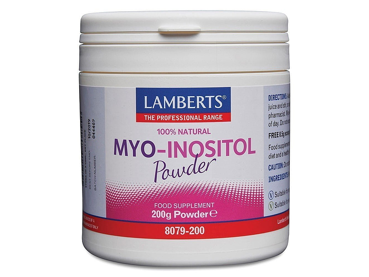 Myo-Inositol Em Pó 200 Grs. Lamberts 1