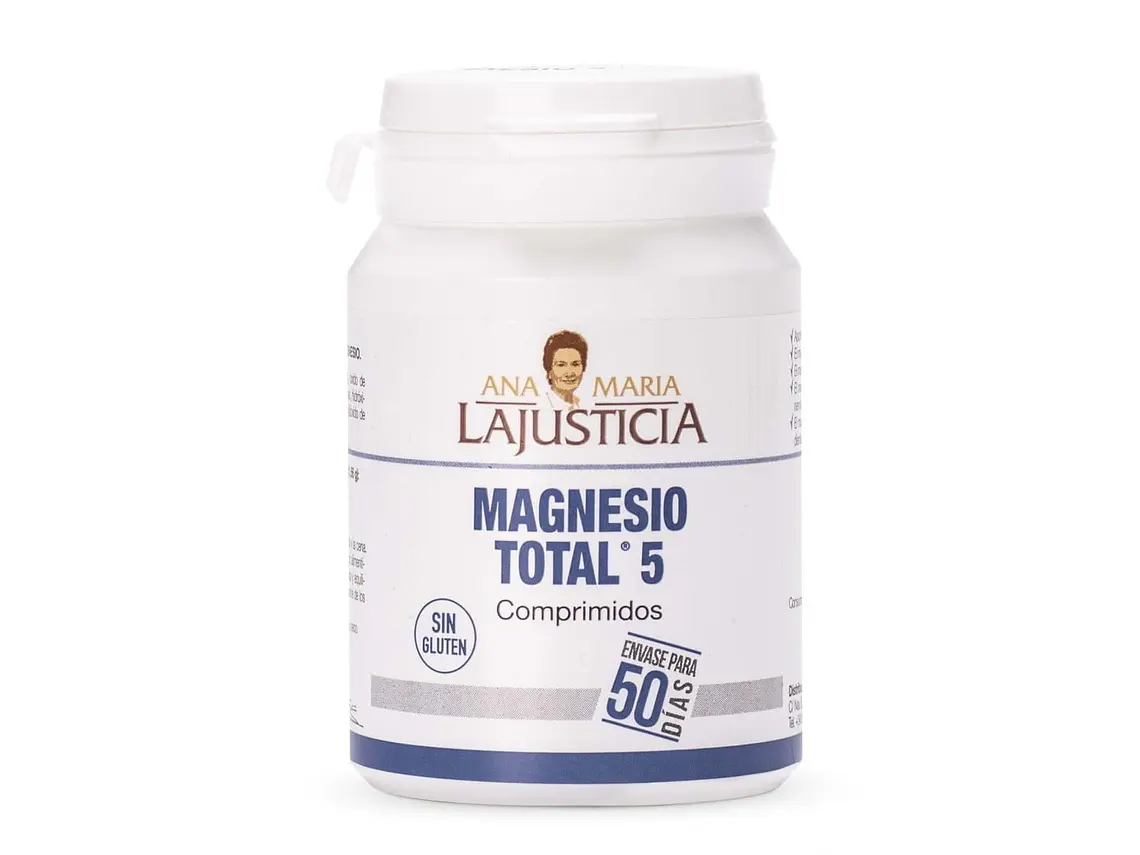 Magnésio Total 5 Sais 100 Comprimidos Ana Maria La Justicia 1