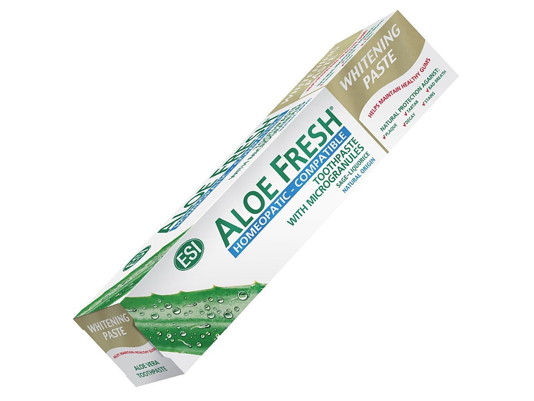 Pasta Dentífrica Aloe Fresh Branqueadora Homeopatica 100 Ml ESI 1