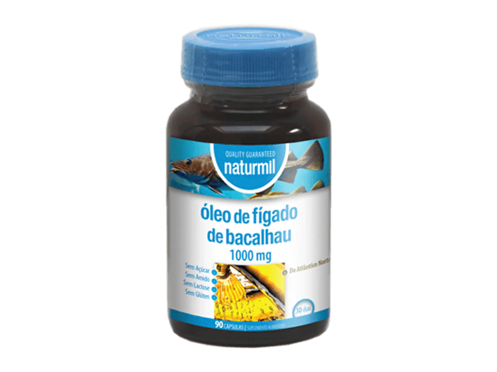 Óleo de Fígado Bacalhau 1000mg 90 Cápsulas Dietmed 1