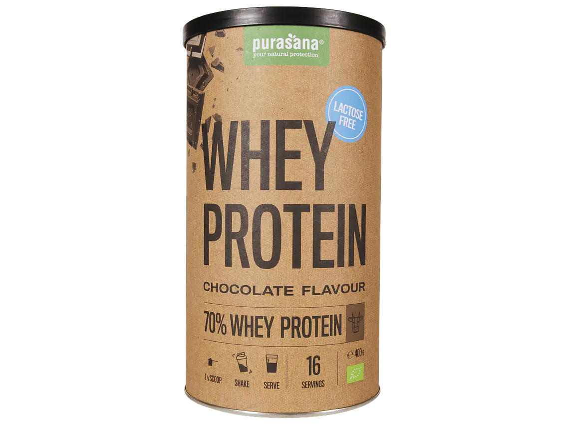 Whey Protein Bio 400g Chocolate Purasana 1