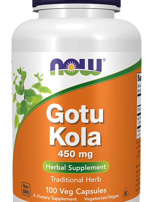 Gotu Kola 450 mg 100 Cápsulas Now