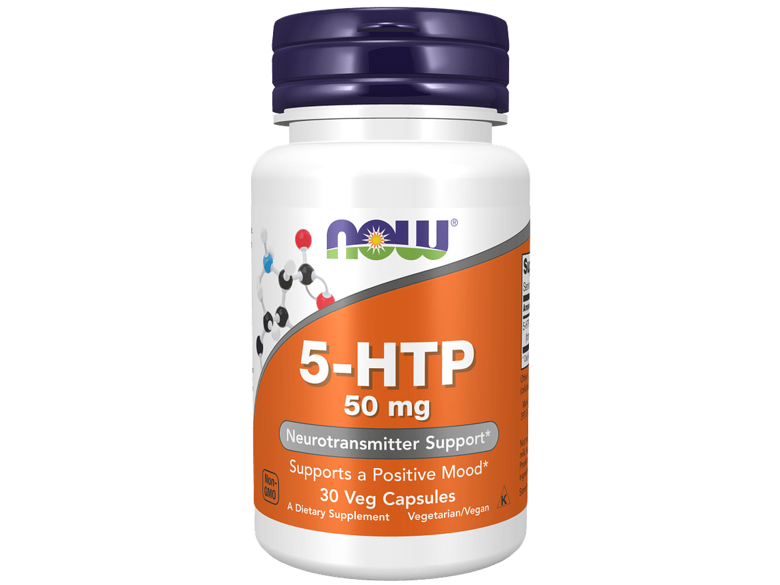5-Htp 50 Mg 30 Cápsulas Now 1