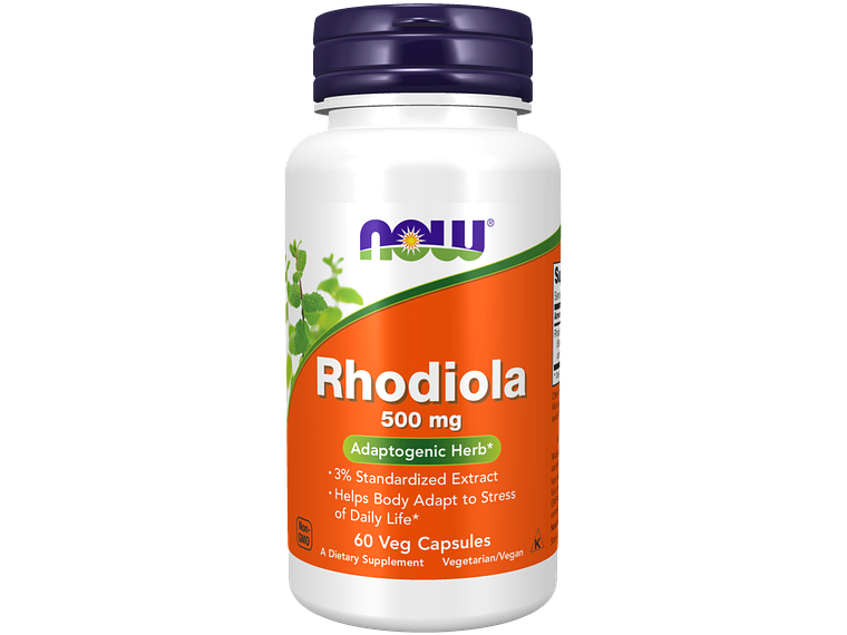 Rhodiola 500 Mg 60 Cápsulas Now 1