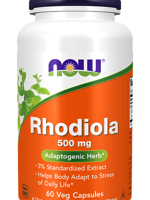 Rhodiola 500 Mg 60 Cápsulas Now