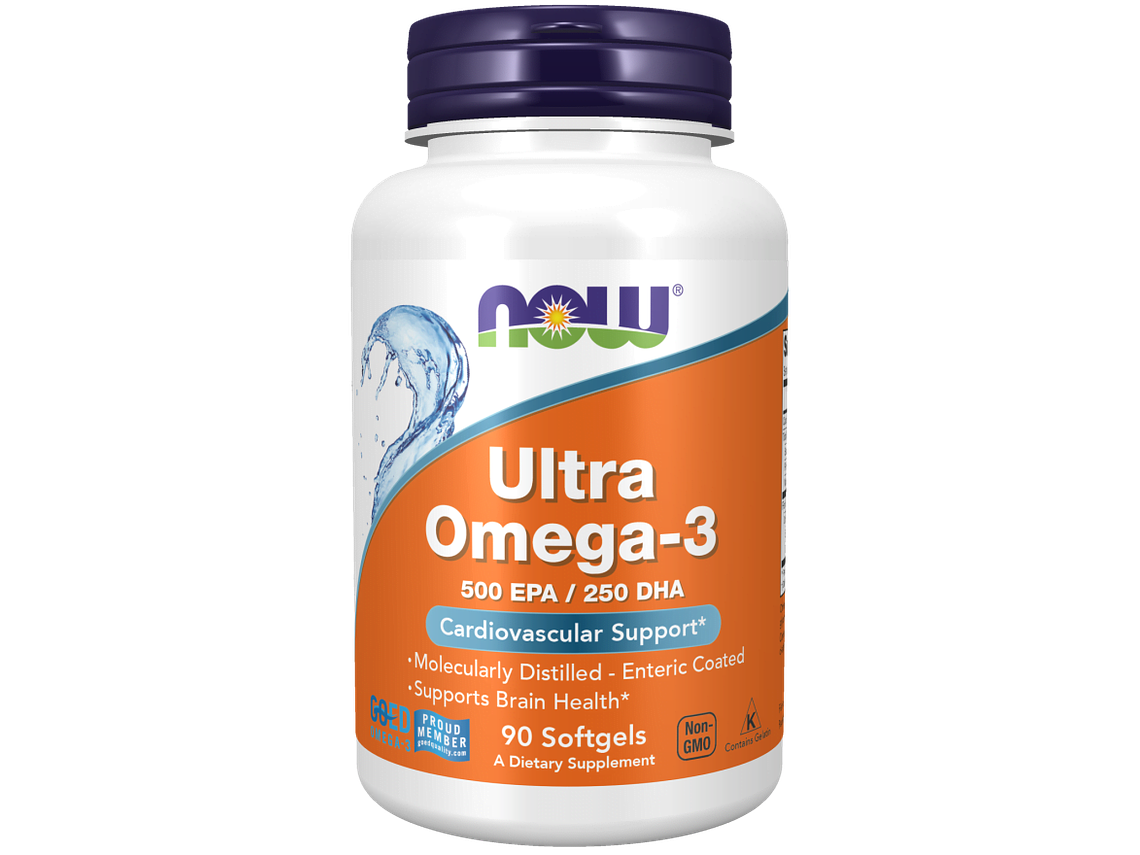 Ultra Omega 3 (500 Epa / 250 Dha) 90 Softgels Now 1