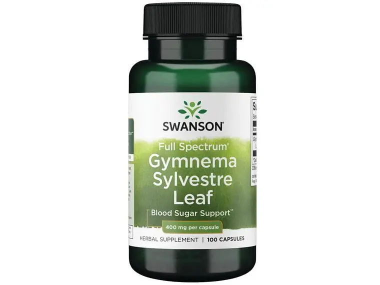 Gymnema Sylvestre 400 mg 100 Cápsulas Swanson 1