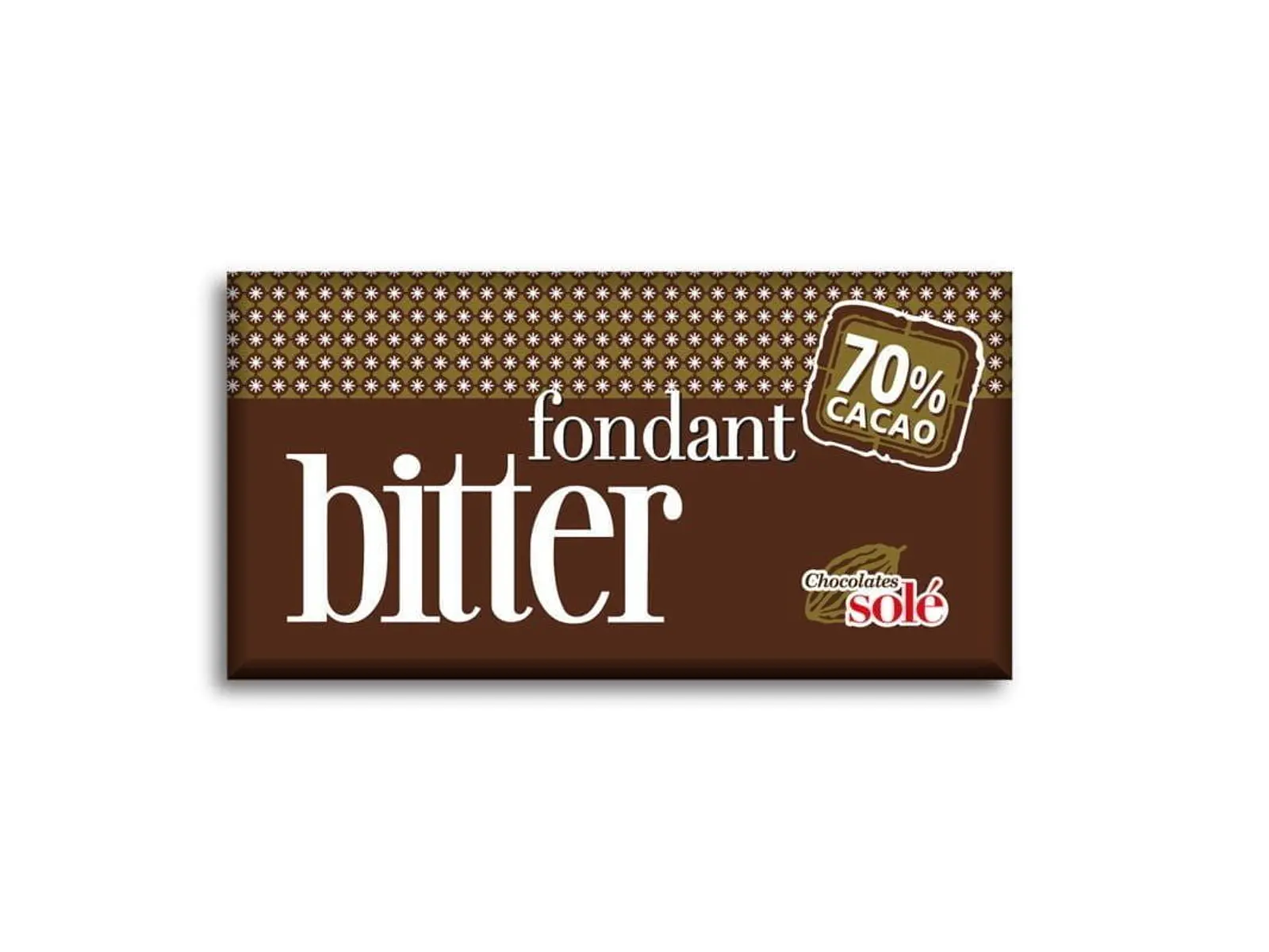 Chocolate Bitter 70% Cacau 100 Grs Solé 1