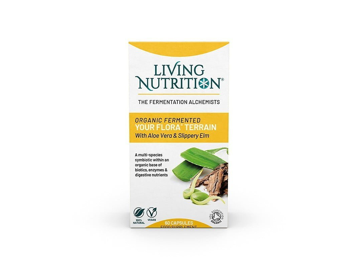 Your Flora Terrain (Aloé Vera E Ulmeiro) Bio 60 Cápsulas Living Nutrition 1