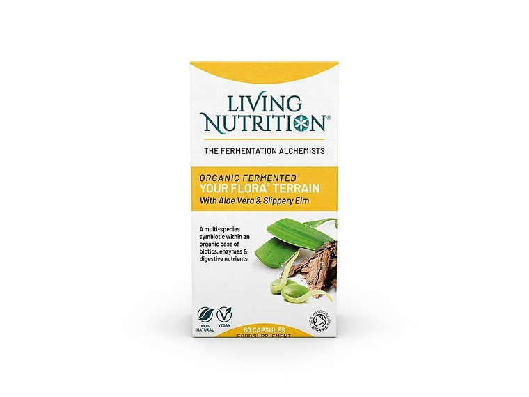 Your Flora Terrain (Aloé Vera E Ulmeiro) Bio 60 Cápsulas Living Nutrition 1